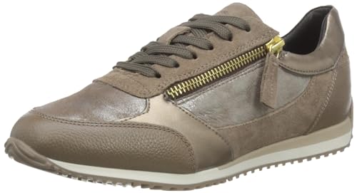 Geox D CALITHE A Sneaker, DK Taupe, 39 EU von Geox