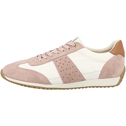 Geox D CALITHE Sneaker, Nude/White, 36 EU von Geox