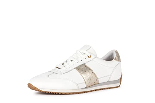 Geox D CALITHE Sneaker, White/Gold, 41 EU von Geox