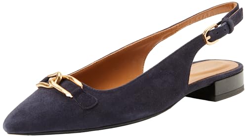 Geox D CHARYSSA Ballet Flat, Navy, 35 EU von Geox