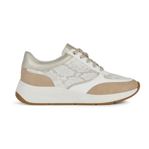 Geox Mädchen D Cristael Sneaker, Sand Lt Taupe, 40 EU von Geox