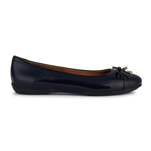 Geox D Charlene C Ballet Flat, Navy, 41 EU von Geox