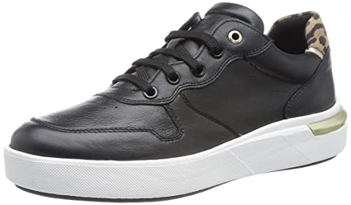 Geox D DALYLA Sneaker, Black/Camel, 40 EU von Geox