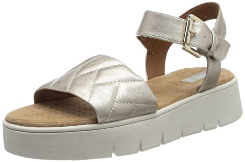 Geox D DANDRA 40 Sandal, LT Gold, 39 EU von Geox