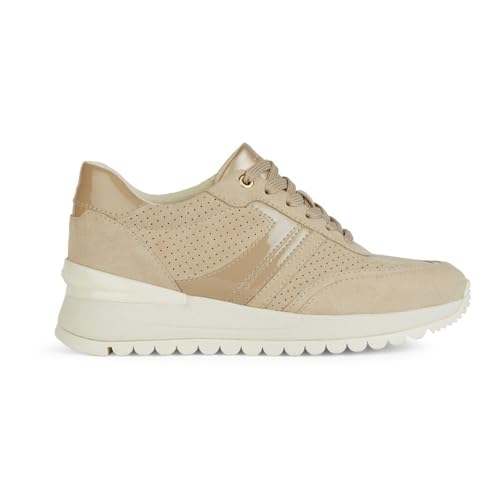 Geox Mädchen D Desya Sneaker, Lt Taupe, 40 EU Geox Mädchen D Desya Sneaker, Lt Taupe, 40 EU von Geox
