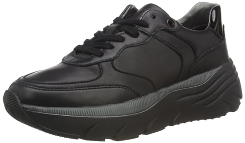 Geox D DIAMANTA A Sneaker, Black, 38 EU von Geox