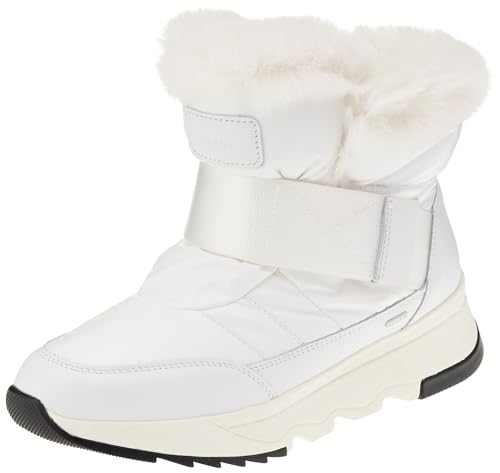 Geox D FALENA B ABX Ankle Boot, White, 39 EU von Geox