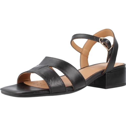 Geox D GENZIANA 30 Sandal, Black, 35 EU von Geox