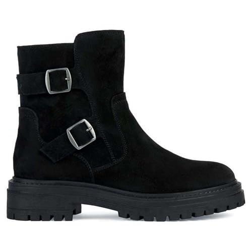 Geox D IRIDEA Ankle Boot, Black, 39 EU von Geox