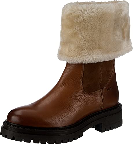 Geox Damen D Iridea M Stiefel, Cognac, 36 EU von Geox