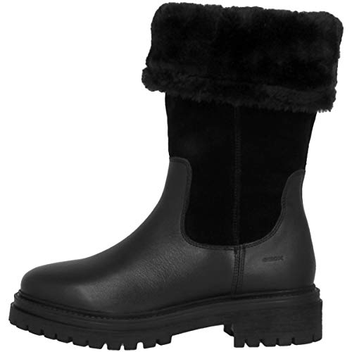 Geox Damen D Iridea M Stiefel, Schwarz, 40 EU von Geox
