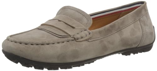 Geox Damen D Kosmopolis + Grip Moccasin, Braun, 38 EU von Geox