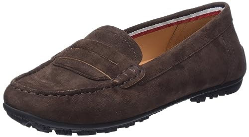 Geox Damen D Kosmopolis + Grip Moccasin, Kaffee, 38 EU von Geox