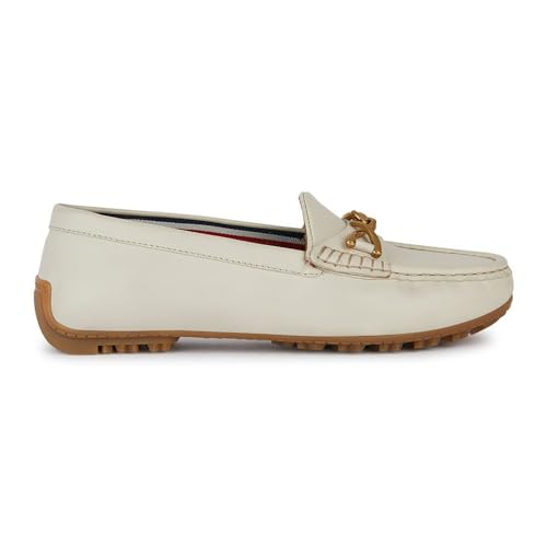 Geox Mädchen D Kosmopolis + Grip Moccasin, Lt Sand, 39 EU von Geox