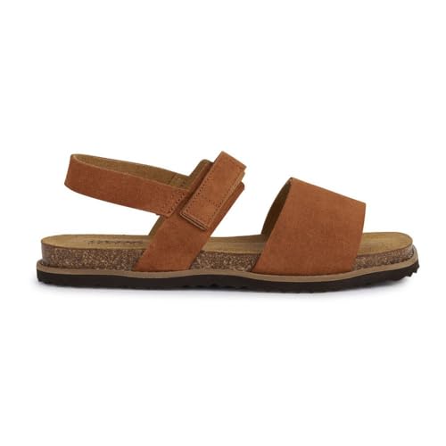 Geox D LEUCA C Flat Sandal, COGNAC, 38 EU von Geox