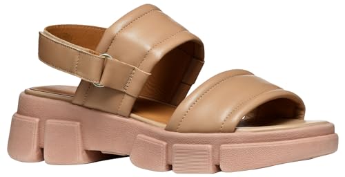Geox D LISBONA A Wedge Sandal, DK Skin, 39 EU von Geox