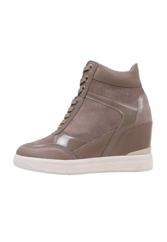 Geox D MAURICA B Sneaker, DK Taupe, 38 EU von Geox