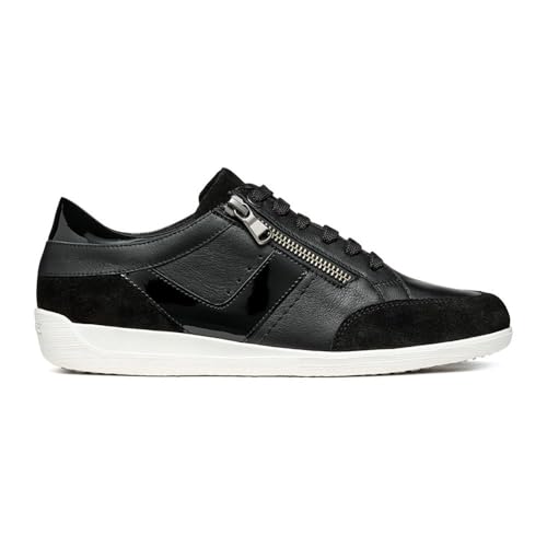 Geox Mädchen D Myria B Sneaker, Schwarz, 36 EU von Geox