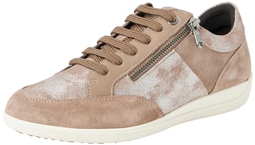 Geox D Myria C Sneaker, DK Taupe, 35 EU von Geox