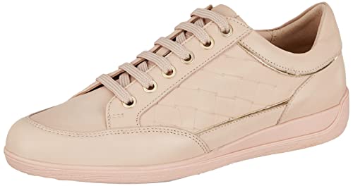 Geox D Myria Sneaker, Nude, 36 EU von Geox