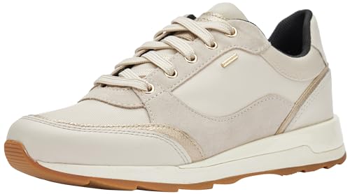 Geox Damen D New Aneko B ABX Sneaker, Lt Sand, 38 EU von Geox