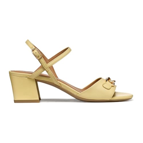 Geox Mädchen New Eraklia 50 Heeled Sandal, Lt Yellow, 36 EU Geox Mädchen New Eraklia 50 Heeled Sandal, Lt Yellow, 36 EU von Geox