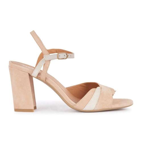 Geox D New ERAKLIA 80 D Heeled Sandal, Nude, 41 EU von Geox