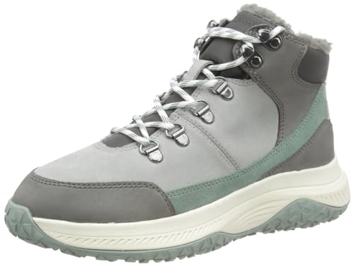 Geox D OLIVIERA + Grip C Sneaker, LT Grey/DK Stone, 40 EU von Geox