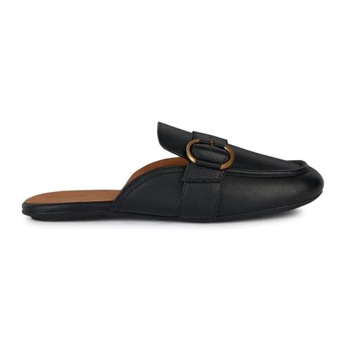 Geox D Palmaria F Loafer, Black, 38 EU von Geox