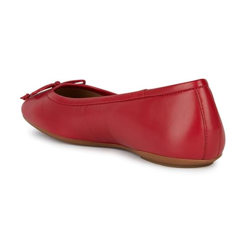 Geox D Palmaria H Ballet Flat, RED, 39.5 EU von Geox