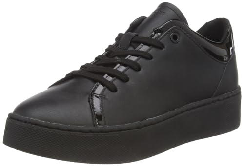 Geox Damen D Skyely Sneaker, Schwarz, 38 EU von Geox