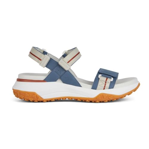 Geox D SORAPIS + Grip B Sport Sandal, AVIO/Off White, 39 EU von Geox