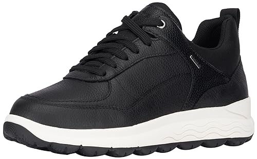 Geox Mädchen D Spherica 4x4 B ABX Sneaker, Schwarz, 39 EU von Geox