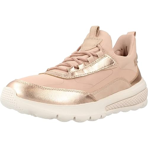 Geox D SPHERICA ACTIF A Sneaker, Nude/Rose Gold, 41 EU von Geox