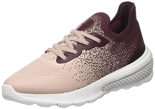 Geox D SPHERICA ACTIF B Sneaker, Nude/Wine, 38 EU Geox D SPHERICA ACTIF B Sneaker, Nude/Wine, 38 EU von Geox