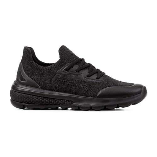 Geox Mädchen D Spherica Actif Sneaker, Schwarz, 41 EU Geox Mädchen D Spherica Actif Sneaker, Schwarz, 41 EU von Geox