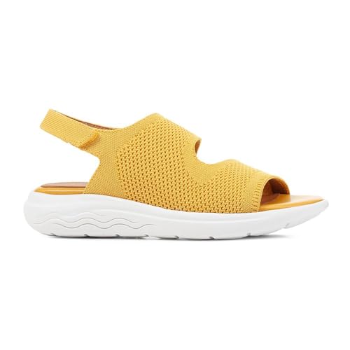 Geox D SPHERICA EC5 A Sport Sandal, Yellow, 39 EU von Geox