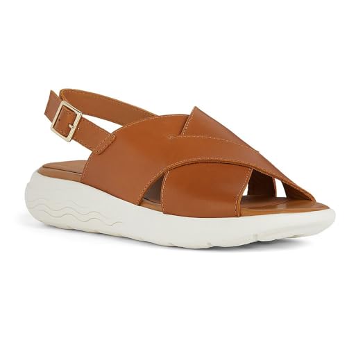 Geox Mädchen Spherica Ec5 C Sport Sandal, Cognac, 39 EU von Geox