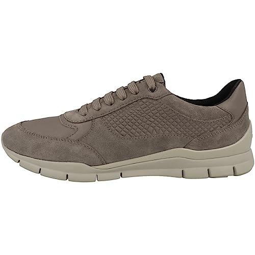 Geox D Sukie A Sneaker, DK Taupe, 36 EU von Geox