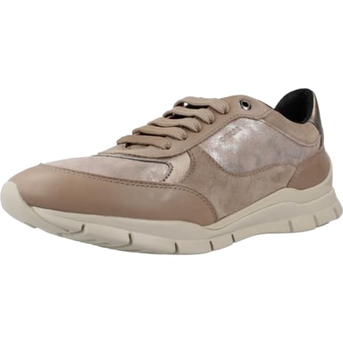 Geox D Sukie A Sneaker, DK Taupe, 38 EU von Geox