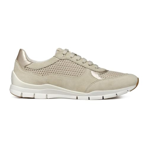 Geox D Sukie A Sneaker, Sand, 38 EU von Geox