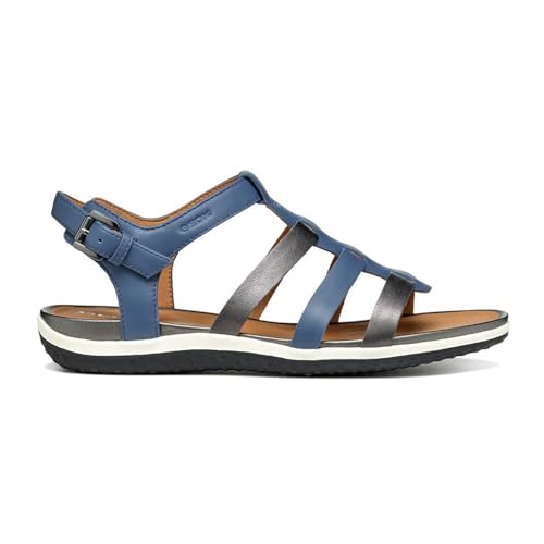 Geox D Vega A Sport Sandal, AVIO/Gun, 41 EU von Geox