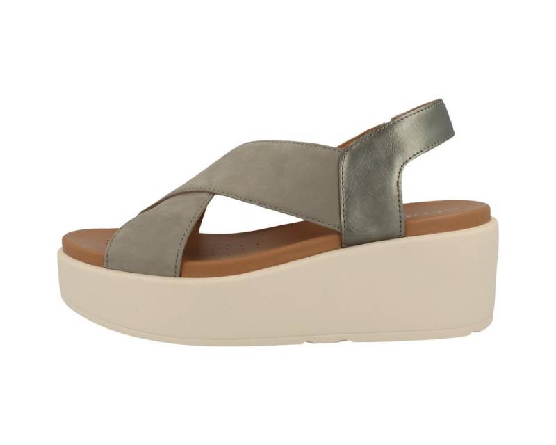 Geox D Xand 2.2S B Damen Keilsandalette Pumps, Wedges, Sandalette, Keilabsatz, Sandale von Geox