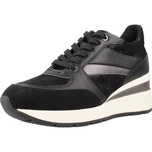 Geox D ZOSMA A Sneaker, Black, 39 EU von Geox