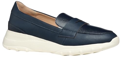 Geox Damen D ALLENIEE A Moccasin, Navy, 35 EU von Geox