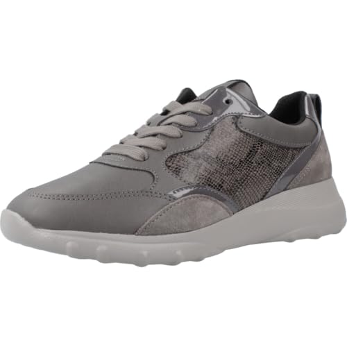 Geox Damen D ALLENIEE A Sneaker, DK Grey, 41 EU Geox Damen D ALLENIEE A Sneaker, DK Grey, 41 EU von Geox