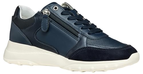Geox Damen D ALLENIEE B Sneaker, Navy, 39 EU von Geox