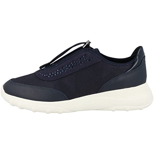 Geox Damen D ALLENIEE Sneaker, DK Jeans/Navy, 37 EU von Geox