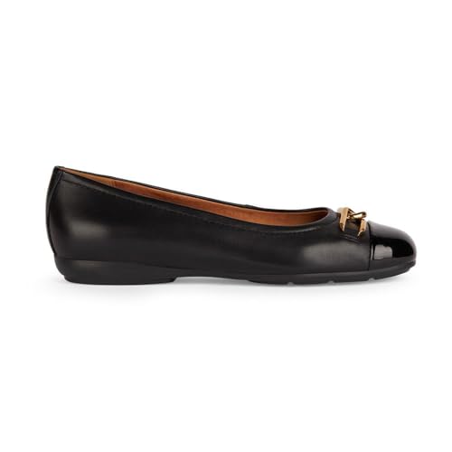 Geox Damen D ANNYTAH A Ballet Flat, Black, 37 EU von Geox