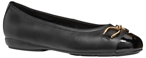 Geox Damen D ANNYTAH A Ballet Flat, Black, 38 EU von Geox